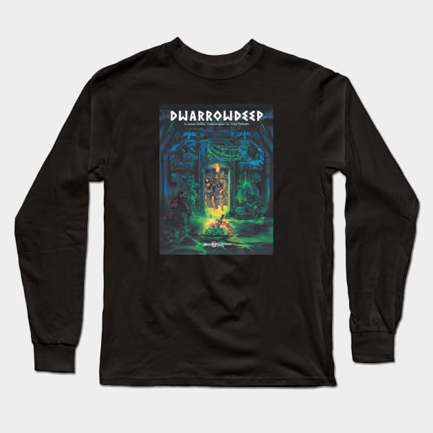 Dwarrowdeep Cover Long Sleeve T-Shirt by Owlbear Fur Company